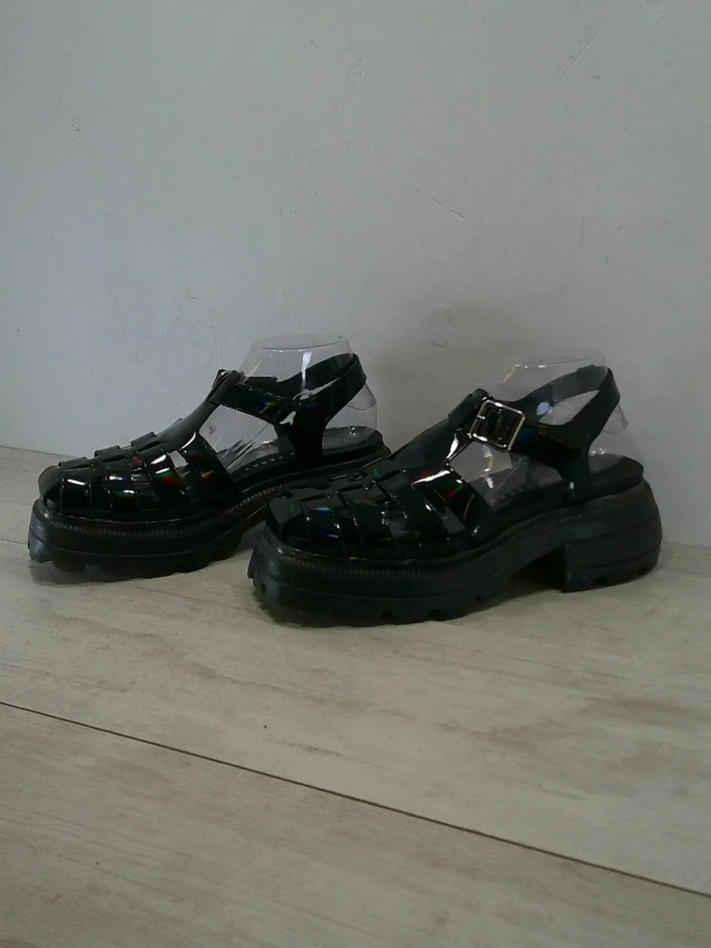 Katy Perry The Geli Combat Fisherman Y2K 90's Style Platform Sandals SZ 9M | 39